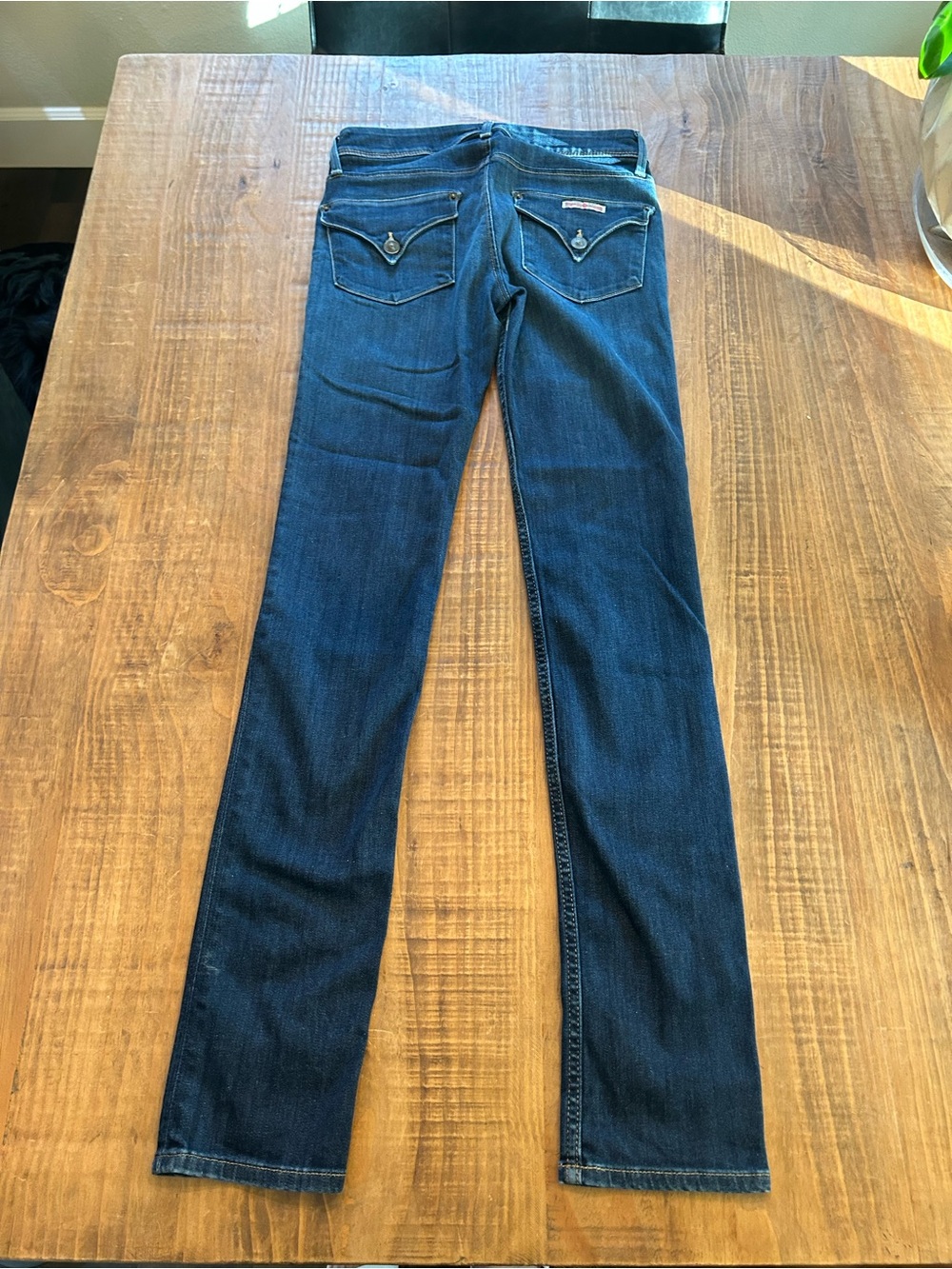 Hudson Jeans Women's Dark Blue Skinny Jeans - Picture 4 of 5